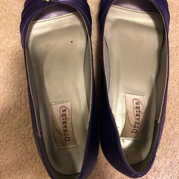 Purple wedge shoe - Picture 3 of 5